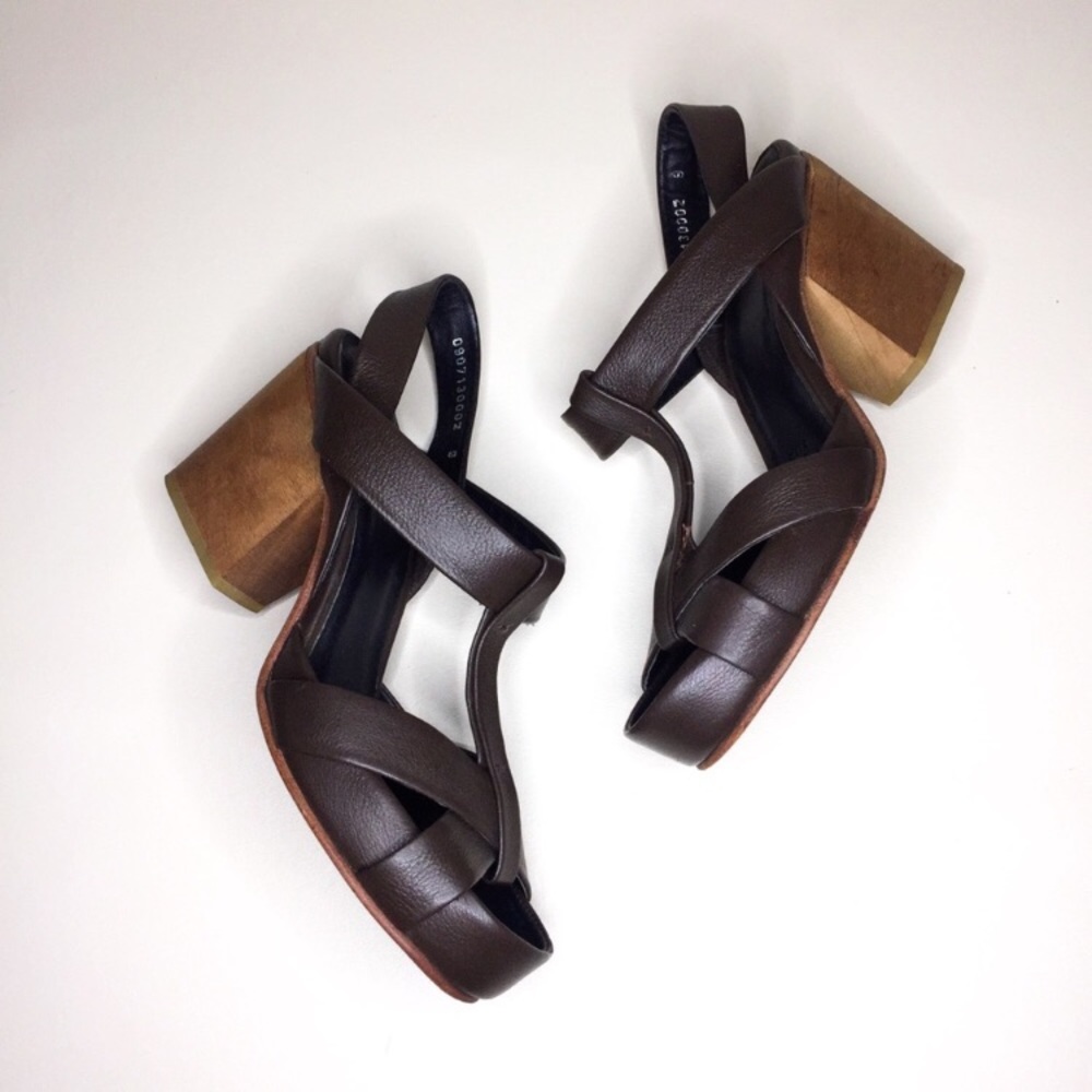 A Détacher Verlaine Platform Sandal Chocolate 9